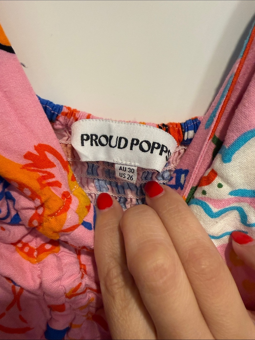 Women's Pink Printed Midi Dress - Floral & Tropical Print - Picture 3 of 5